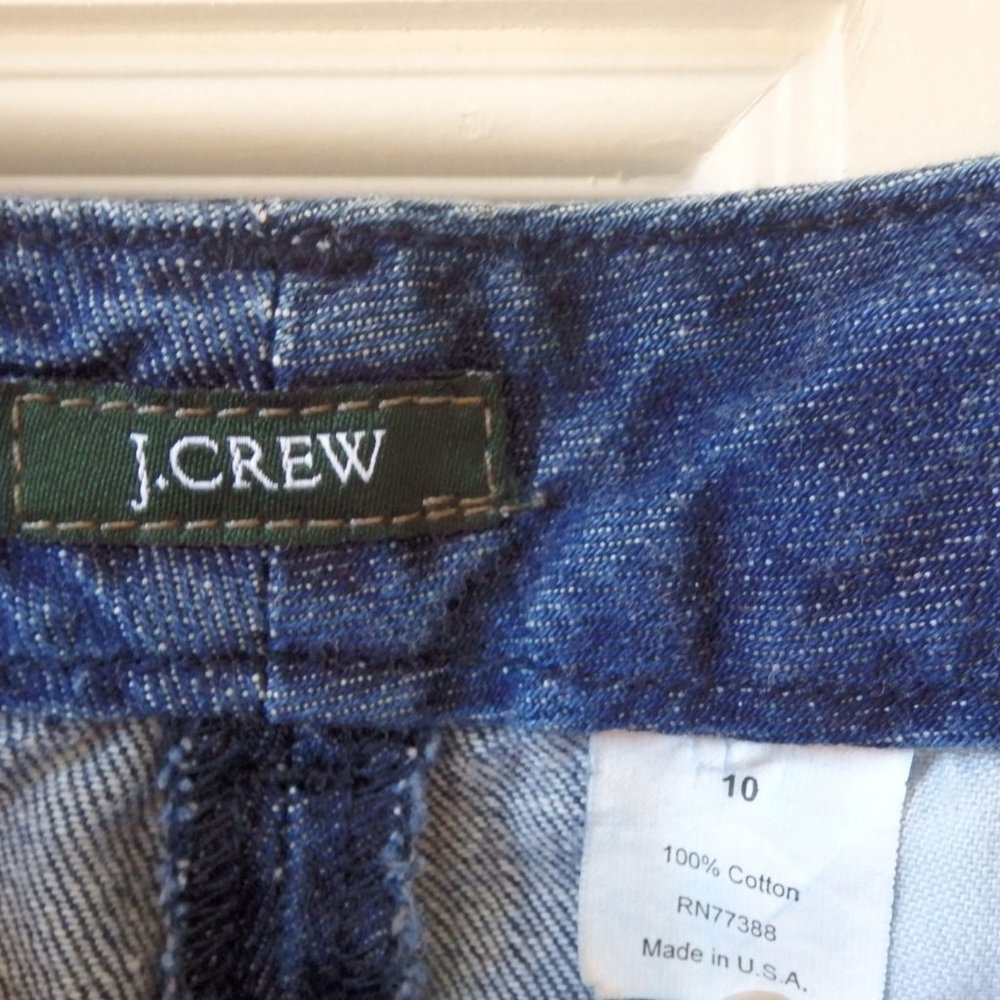 J. Crew Trouser Jeans Dark Wash size 10 - Picture 3 of 5